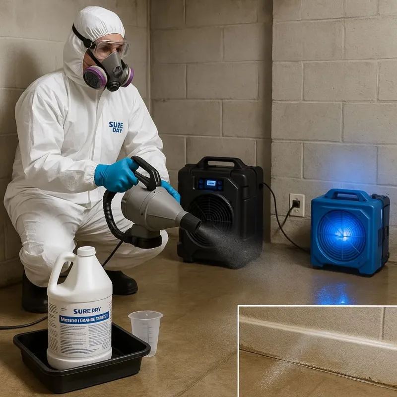 Sanitization and Odor Removal process in Webster, TX